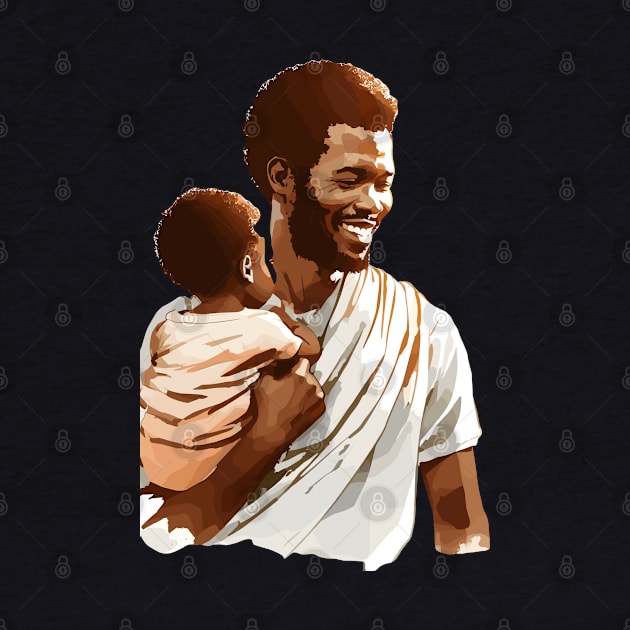 Afrocentric Father And Son by Graceful Designs